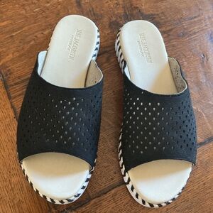 Ilse Jacobsen Tulip Slide Sandal size 39 in black